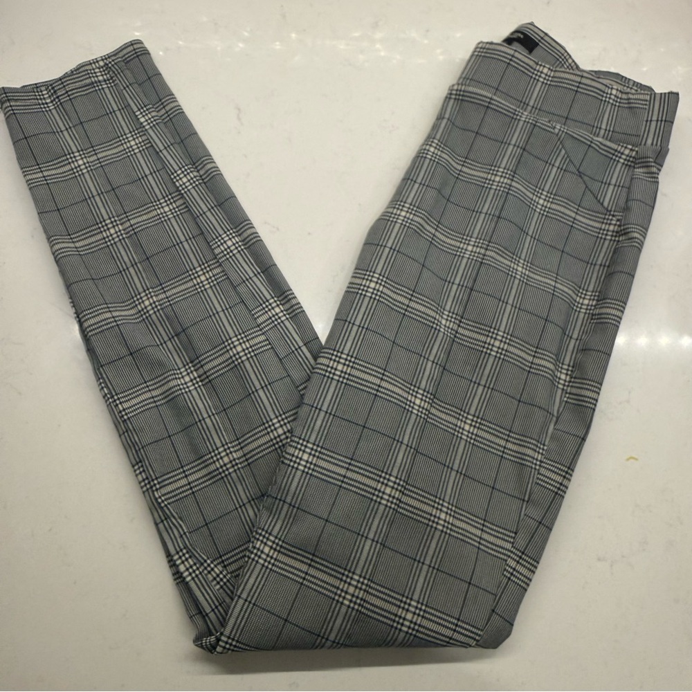 Simply Vera Vera Wang Women’s Gray Checkered Pants